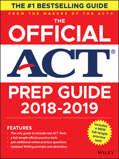 Title details for The Official ACT Prep Guide, 2018-19 Edition (Book + Bonus Online Content) by ACT - Available
